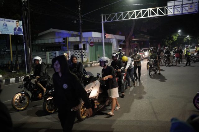 Pakai Knalpot Brong di Kediri Kota, Puluhan Motor Diamankan Polisi