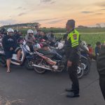 Razia Balap Liar di Kediri, Polisi Amankan Puluhan Motor