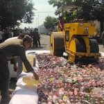 Jelang Ramadhan, Satpol PP Kediri Musnahkan Ribuan Botol Miras