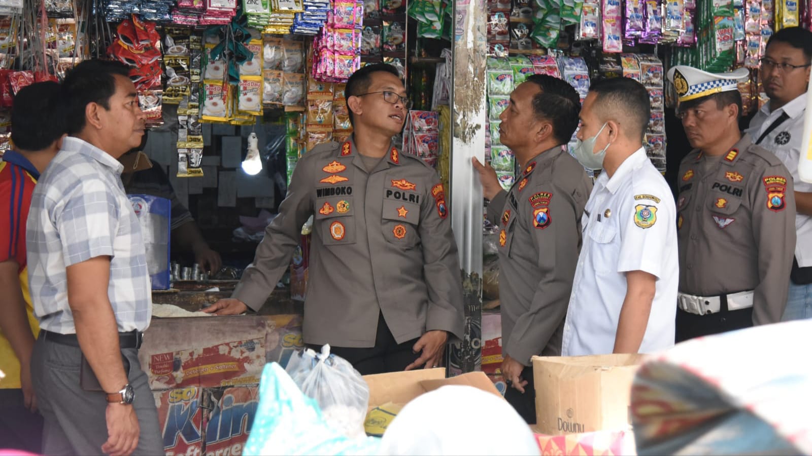 Kapolres Bondowoso Sidak Pasar, Stok Terpantau Aman