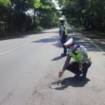 Survei Jalur Pantura, Polisi Temukan 10 Titik Jalan Rusak dan Berlubang