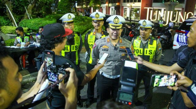 Polrestabes Surabaya Razia Knalpot Brong di Malam Ramadan, 47 Motor Diamankan