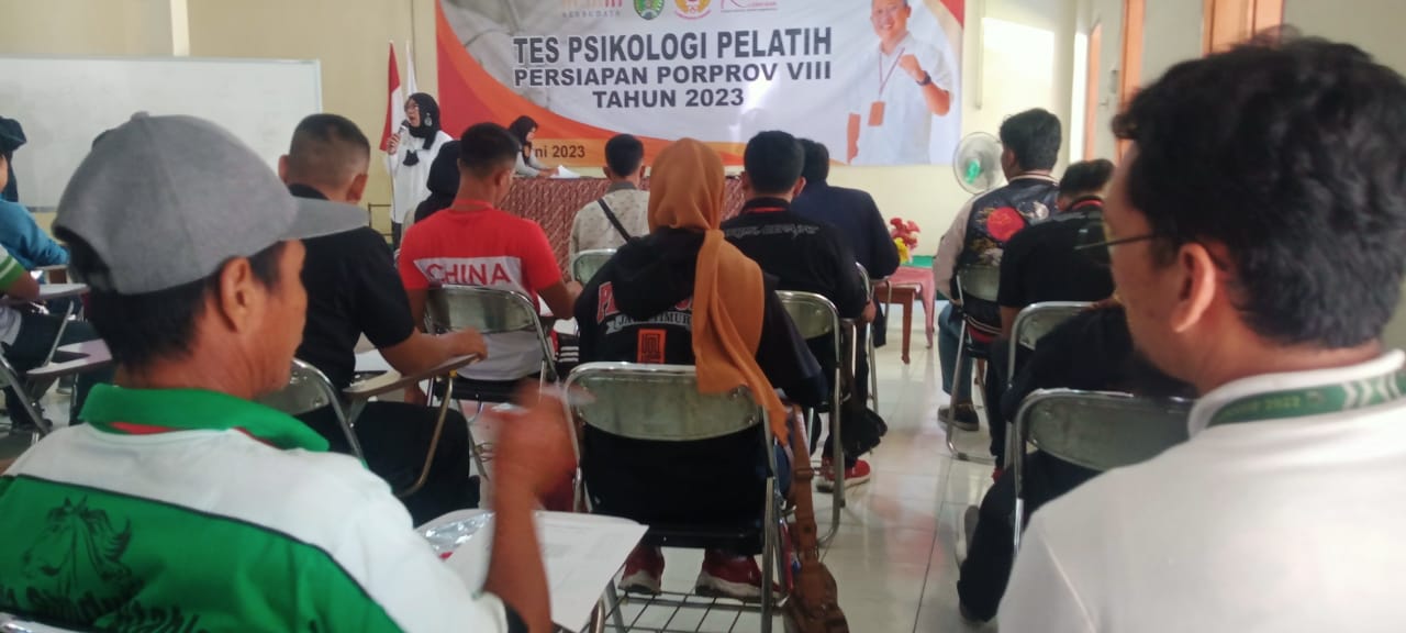 Puluhan Pelatih Cabor Kabupaten Kediri Ikuti Tes Psikologi