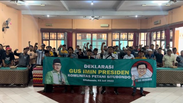 Komunitas Petani di Situbondo Dukung Muhaimin Iskandar sebagai Capres 2024