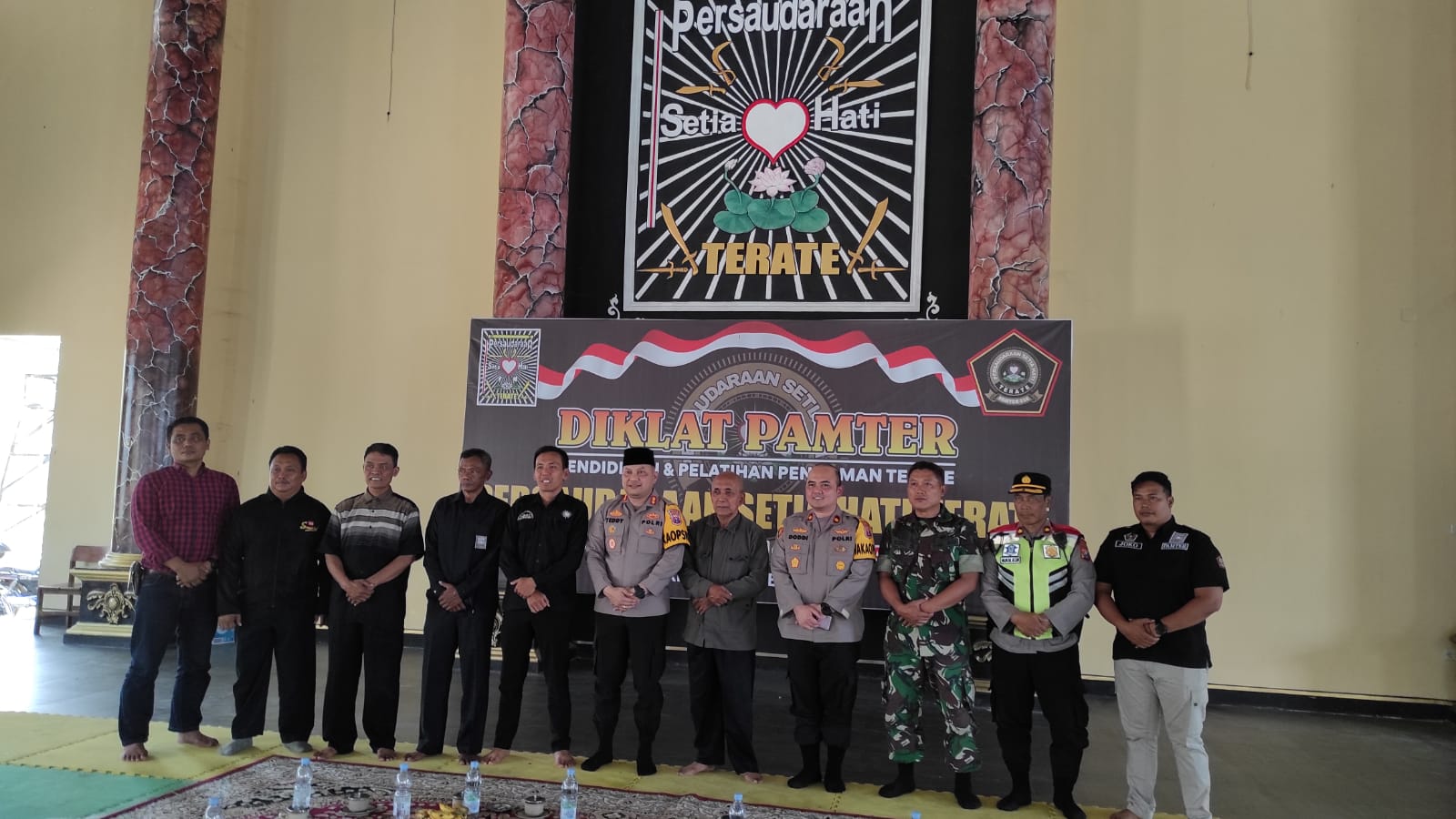 Jelang Suroan Agung, Kapolres Kediri Kota Silaturahmi ke Pengurus PSHT