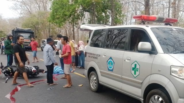 Tertabrak Truk Boks di Jalur Pantura Situbondo, Pemotor Asal Banyuwangi Meninggal