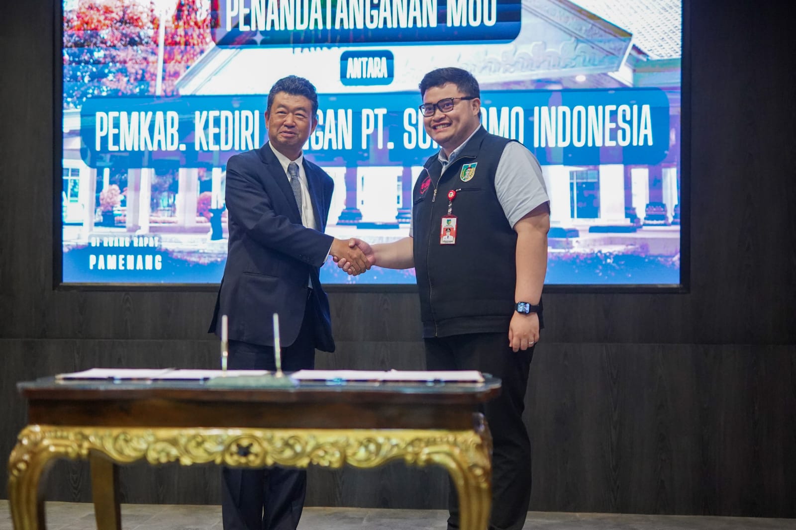 Bupati Kediri Jalin MoU dengan PT Sumitomo Indonesia