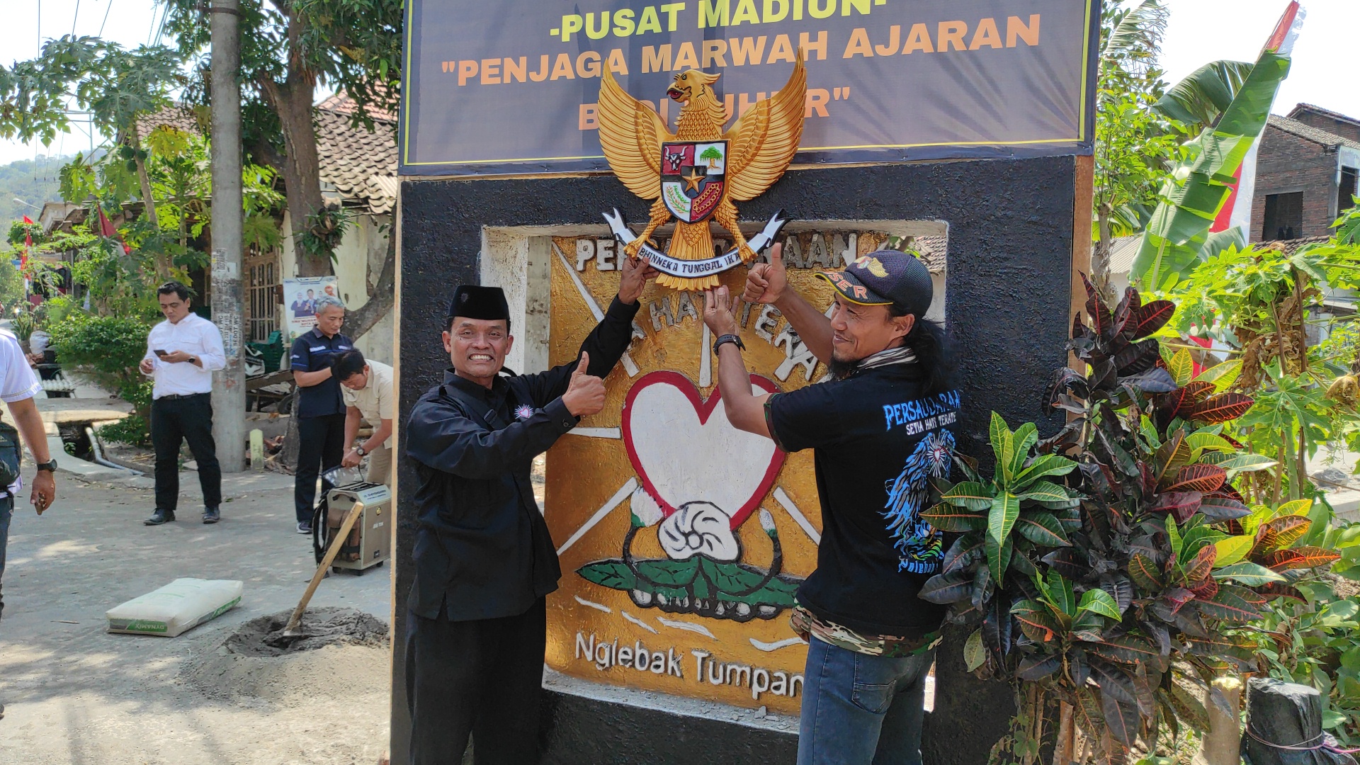 Tugu PSHT di Lebak Tumpang Kediri Ditertibkan dan Diganti dengan Tugu Kebangsaan