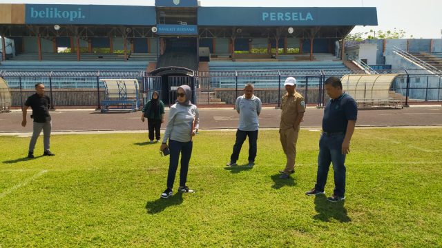 Staf Kompetisi LIB Inspeksi Stadion Surajaya Markas Persela Lamongan 