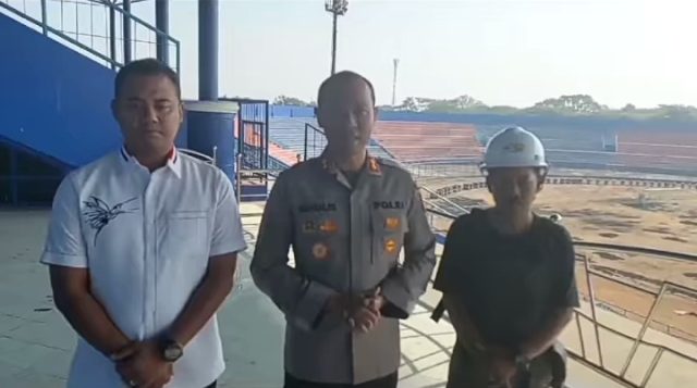 Polres Malang Tepis Kabar Stadion Kanjuruhan Malang Dibakar