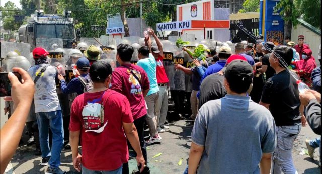 Dramatis, Polres Kediri Kota Gelar Simulasi Pengamanan Pemilu