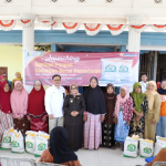 Bupati Mundjidah Launching Cadangan Beras Pemerintah di Desa Tugusumberjo Peterongan Jombang 