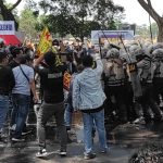 Antisipasi Kerusuhan dalam Pilpres, Polres Kediri Gelar Simulasi Pengamanan