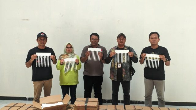 KPU Kota Kediri Kembali Terima Logistik Pemilu Berupa Segel Plastik