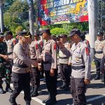 Kapolres Kediri Kota Pimpin Apel Gelar Pasukan Operasi Lilin Semeru 2023