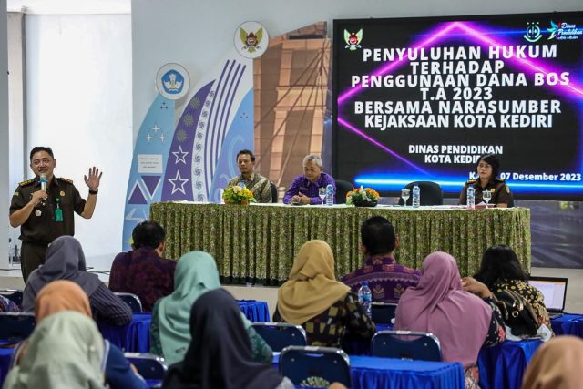 Cegah Penyalahgunaan Dana BOS, Pemkot Kediri Gandeng Kejaksaan Beri Penyuluhan Hukum