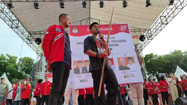 Ketum PSI Kaesang Ajak Kaum Milenial di Kediri Menangkan Prabowo-Gibran Satu Putaran