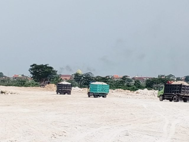 Pengurukan Jalan Lingkar Utara Lamongan Dikebut