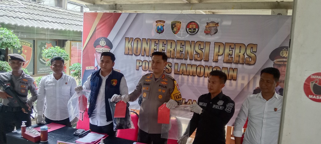 Polres Lamongan Ringkus Pelaku Spesialis Pencurian Minimarket di Dua Kabupaten