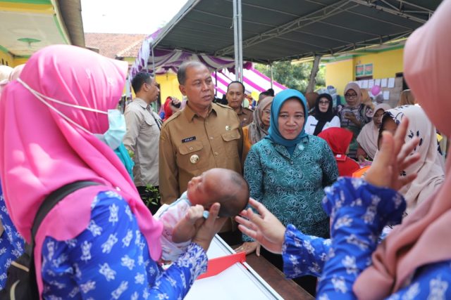 Bulan Penimbangan Balita Terintegrasi Di Kabupaten Jombang Momentum Perkuat Gerbang Penting