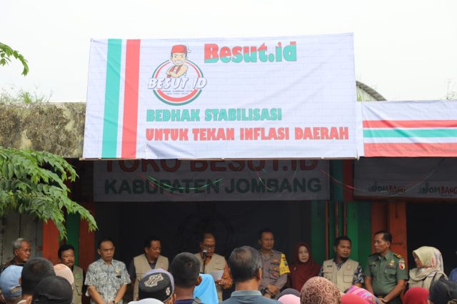 Pemkab Jombang Gelar Pangan Murah Dan Launching Besut.Id Di Pasar Pon