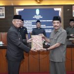Pj Bupati Hadiri Rapat Paripurna DPRD Kabupaten Nganjuk dan Sampaikan Dua Raperda