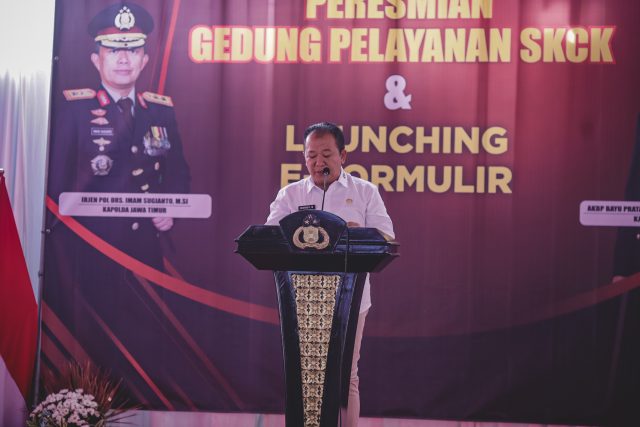 Bupati Hadiri Peresmian Gedung SKCK Baru, Letaknya di Kompleks Satlantas Polres Jember