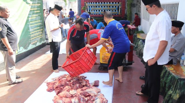 Pemotongan Hewan Qurban dan Rasa Kebahagiaan dari Balik Jeruji Besi Lapas Kediri