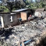 Tiga Rumah Milik Bapak dan Dua Anaknya di Situbondo Hangus Terbakar 