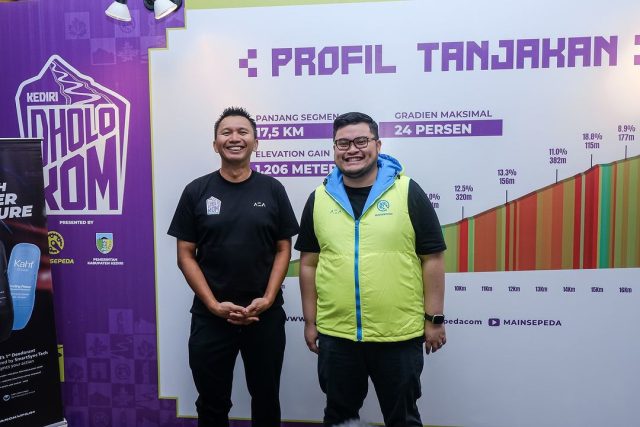 Mas Dhito Hadir Semangati Peserta Kediri Dholo KOM 2024 