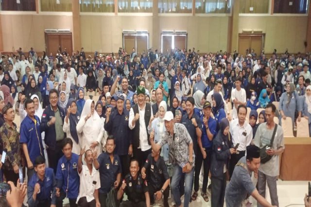 Ribuan Kader Partai Nasdem Kediri Siap Menangkan Pasangan Deny – Mudawamah