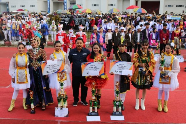 Festival Drum Band Piala Bupati Jember 2024 Berlangsung Semarak