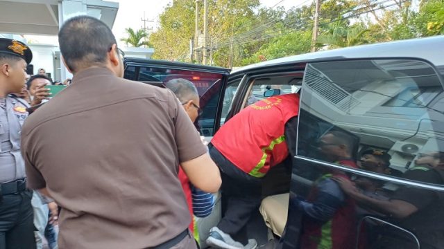 Diduga Korupsi Bangunan Sentra Kuliner Sukodadi Lamongan, Empat Tersangka Dijebloskan Tahanan