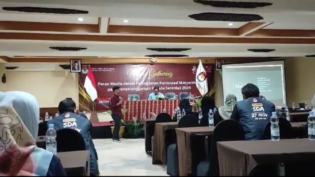 KPU Sidoarjo Gelar Media Gathering, Tingkatkan Partisipasi Masyarakat dalam Pilkada Serentak 2024