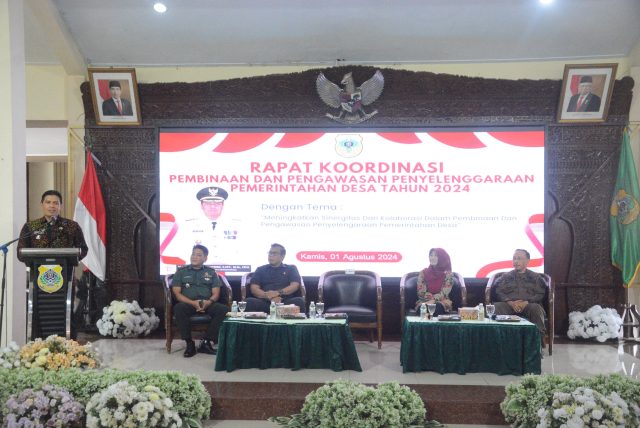 Pemkab Bondowoso Gelar Rakor Bersama Pemdes, Ini Tujuannya