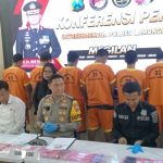 Satresnarkoba Polres Lamongan Ringkus Delapan Tersangka, Sita 53,37 Gram Sabu