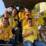 Naik Kereta Kencana, Partai Golkar Antar Subandi-Mimik Daftar ke KPU Sidoarjo