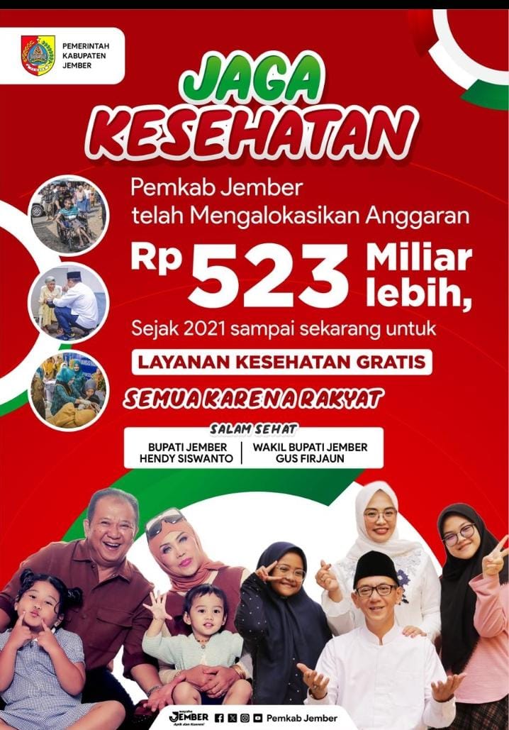 Soroti Poster ‘Alokasi Anggaran Kesehatan Rp 523 M Lebih Sejak 2021’ Ini Kata Anggota DPRD Jember