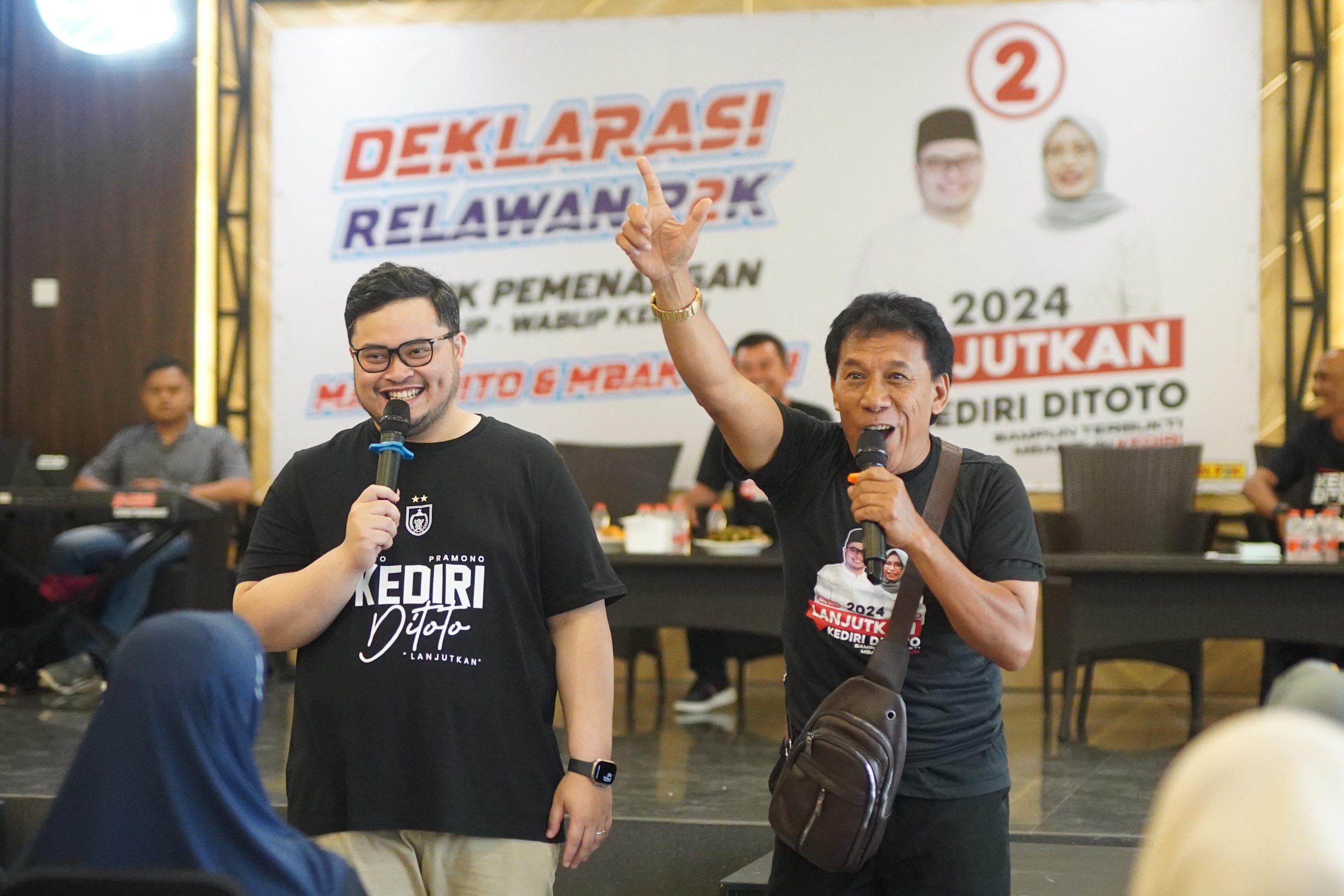 Relawan P2K Optimis Menangkan Dhito – Dewi, Capaian Periode Pertama Jadi Penentu