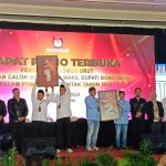 Datang Dikawal Pendukung, Inilah Nomor Urut Cabup dan Cawabup Bondowoso di Pilkada 2024