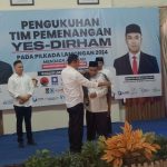 Tim Pemenangan Pilkada Lamongan YES-Dirham Dikukuhkan, Targetkan 70 Persen Kemenangan