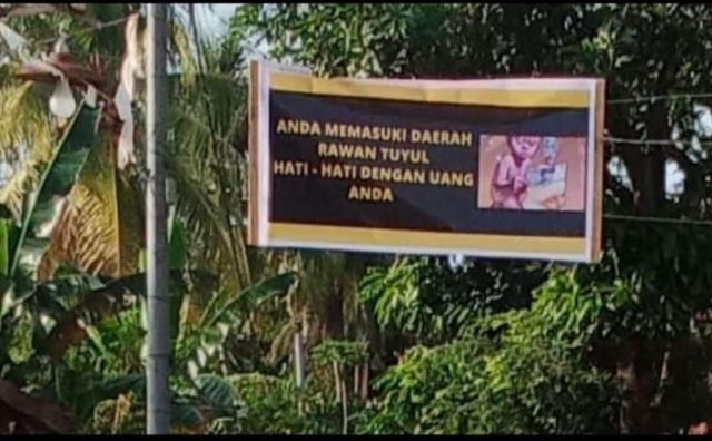 Tuyul Resahkan Warga Jember, Banner Antisipasipun Bertebaran