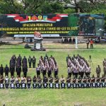 Kasad TNI Maruli Simanjuntak Pimpin Upacara Penutupan TMMD Ke-122 Di Brigif Kediri