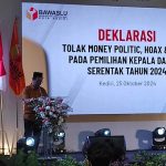 Bawaslu Kota Kediri Deklarasi Tolak Politik Uang Hoax dan Sara Pilkada