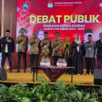 KPU Kabupaten Kediri Gelar Debat Perdana Paslon Bupati-Wakil Bupati