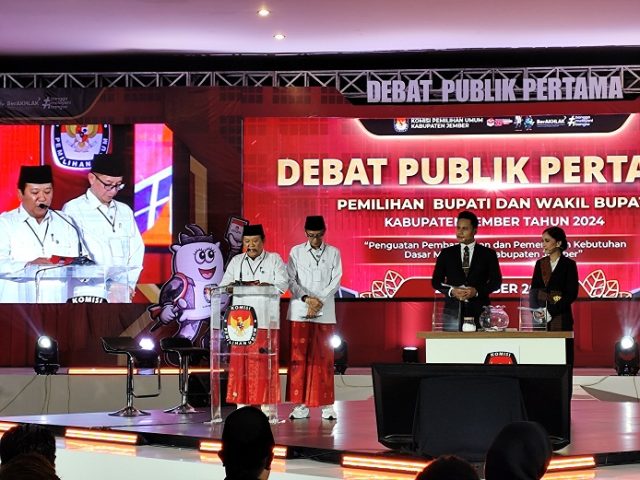 Debat Perdana Pilkada Jember, Nama Prabowo Sering Disebut Gus Fawait