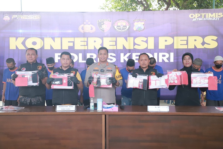 Operasi Tumpas Narkoba Semeru 2024, Polres Kediri Ungkap 11 Kasus