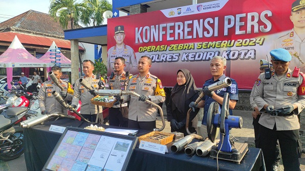 Ribuan Pelanggar Lalu-lintas di Kota Kediri, Terjaring Operasi Zebra Semeru