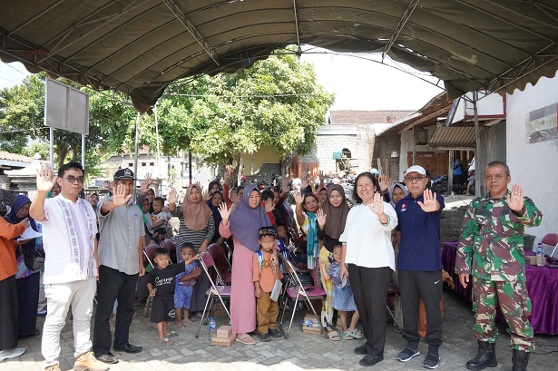 TMMD, Kodim 0809 Bareng Pemkab Kediri Gelar Penyuluhan Pencegahan Stunting dan Pelayanan KB