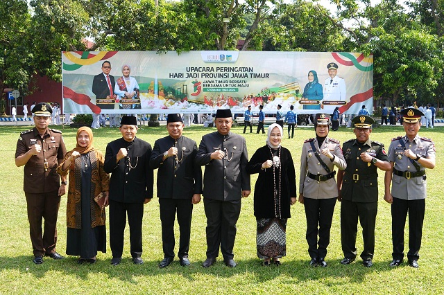 HUT Provinsi Jatim ke-79, Pemkab Kediri Komitmen Tingkatkan Kontribusi Pembangunan